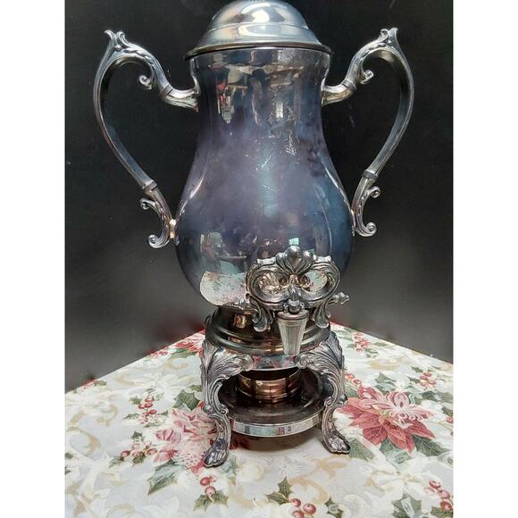 Samovar 3 quart Beverage Coffee Server by FB Rogers Vintage - Picture 3 of 4